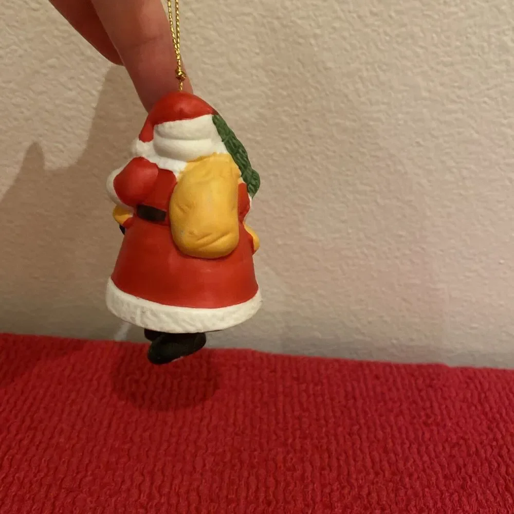 Santa Porcelain Bell‎ W/ Pants Clapper